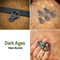 Dark Ages Armor Tough Steel Buckle Set of 5