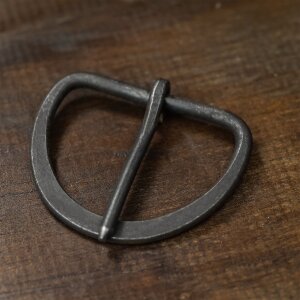 Hand Forged Iron Belt Buckle of the Dark Ages