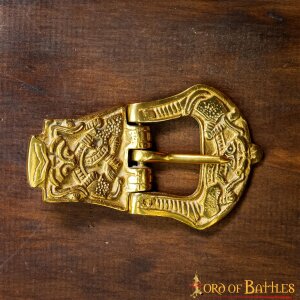 Viking Belt Buckle Celtic Design Pure Brass Belt Accessory