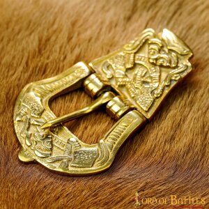 Viking Belt Buckle Celtic Design Pure Brass Belt Accessory