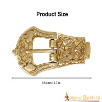 Viking Belt Buckle Celtic Design Pure Brass Belt Accessory