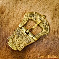 Viking Belt Buckle Celtic Design Pure Brass Belt Accessory