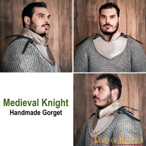 Medieval Simple Gorget 18 gauge