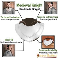 Medieval Simple Gorget 18 gauge