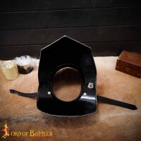 Black Knight Gorget with Foldable Bevor
