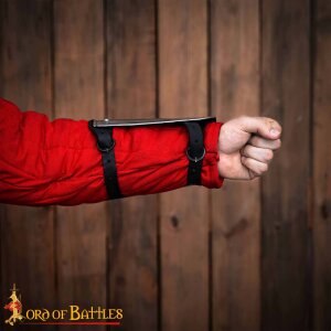 Medieval Knightly Bracers Functional Steel Arm Armor