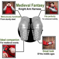 Medieval Fantasy Avenger Arm Harness 16 gauge