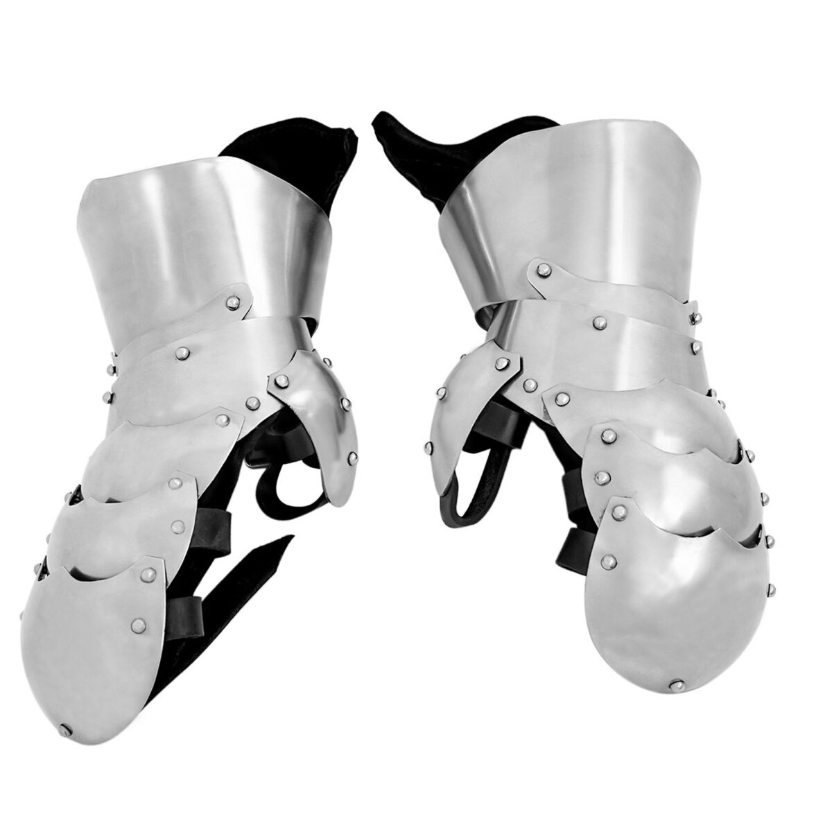 Medieval Knight tournament Mitten Gauntlets 16 gauge