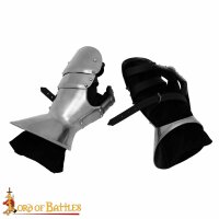 Medieval Milanese Knight Mitten Gauntlets 16 gauge