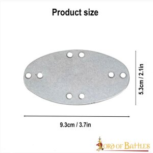 Medieval Viking Visby Lamellar Steel Plates for Plate Armor