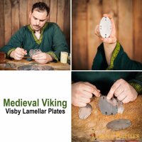 Medieval Viking Visby Lamellar Steel Plates for Plate Armor