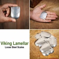 Birka Lamellar Loose Steel Plates for Viking Scale Plate Armor