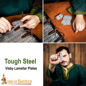 Visby Lamellar Loose Plates for assembling your own lamellar Armor
