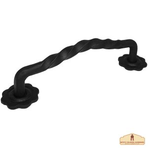 Black Cast Iron Pull Handles 12" Cabinet Door...