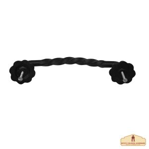 Drawer handle, chest handle / iron door handle, rustic, 31.7 cm