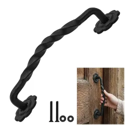 Drawer handle, chest handle / iron door handle, rustic, 31.7 cm