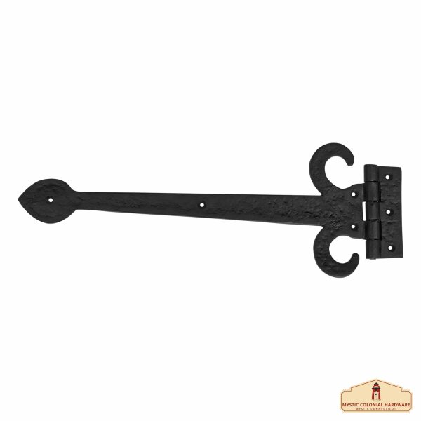 Heavy Duty Strap Hinge for Gates and Doors Decorative Large 17"