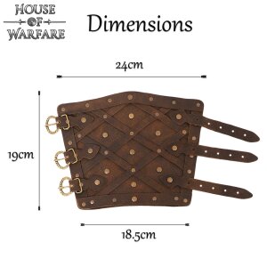 Viking Genuine Leather Bracers