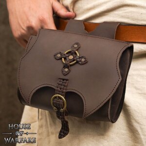 Medieval Fantasy Handcrafted Genuine Leather Belt Bag