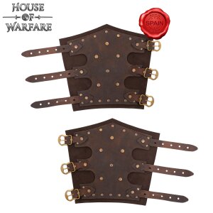 Fantasy Assassin Handcrafted Genuine Leather Bracers