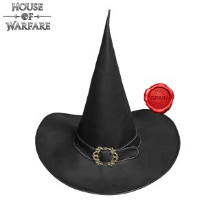 Wizard of the Realm Genuine Leather Hat Brown