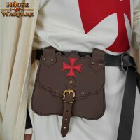 The Crusader Fantasy Leather Belt Bag