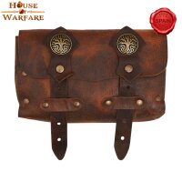 Adventurer of the North Leather Belt Bag in Black and Brown