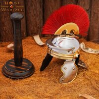 Mini Roman Legionary Helmet with Wooden Stand