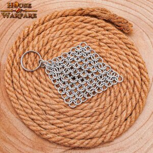 Chainmail Keychain Butted Mild Steel 8mm 16g