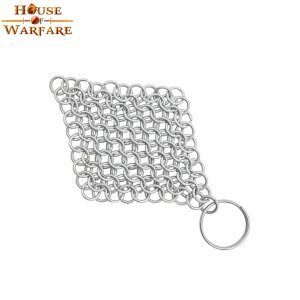 Chainmail Keychain Butted Mild Steel 8mm 16g