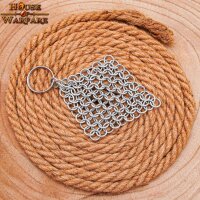 Chainmail Keychain Butted Mild Steel 8mm 16g