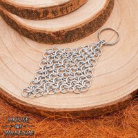 Chainmail Keychain Butted Mild Steel 8mm 16g