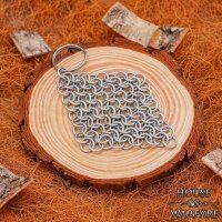 Chainmail Keychain Butted Mild Steel 8mm 16g