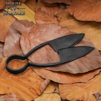 Viking Hand Forged Scissors with Leather Sheath