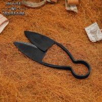 Viking Hand Forged Scissors with Leather Sheath