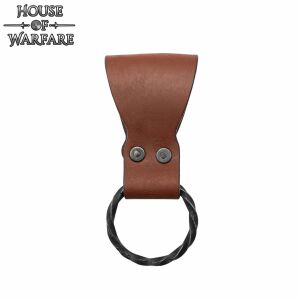 Leather Ring Frog for Axes Swords and Daggers