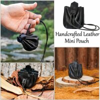 Handcrafted Leather Mini Pouch