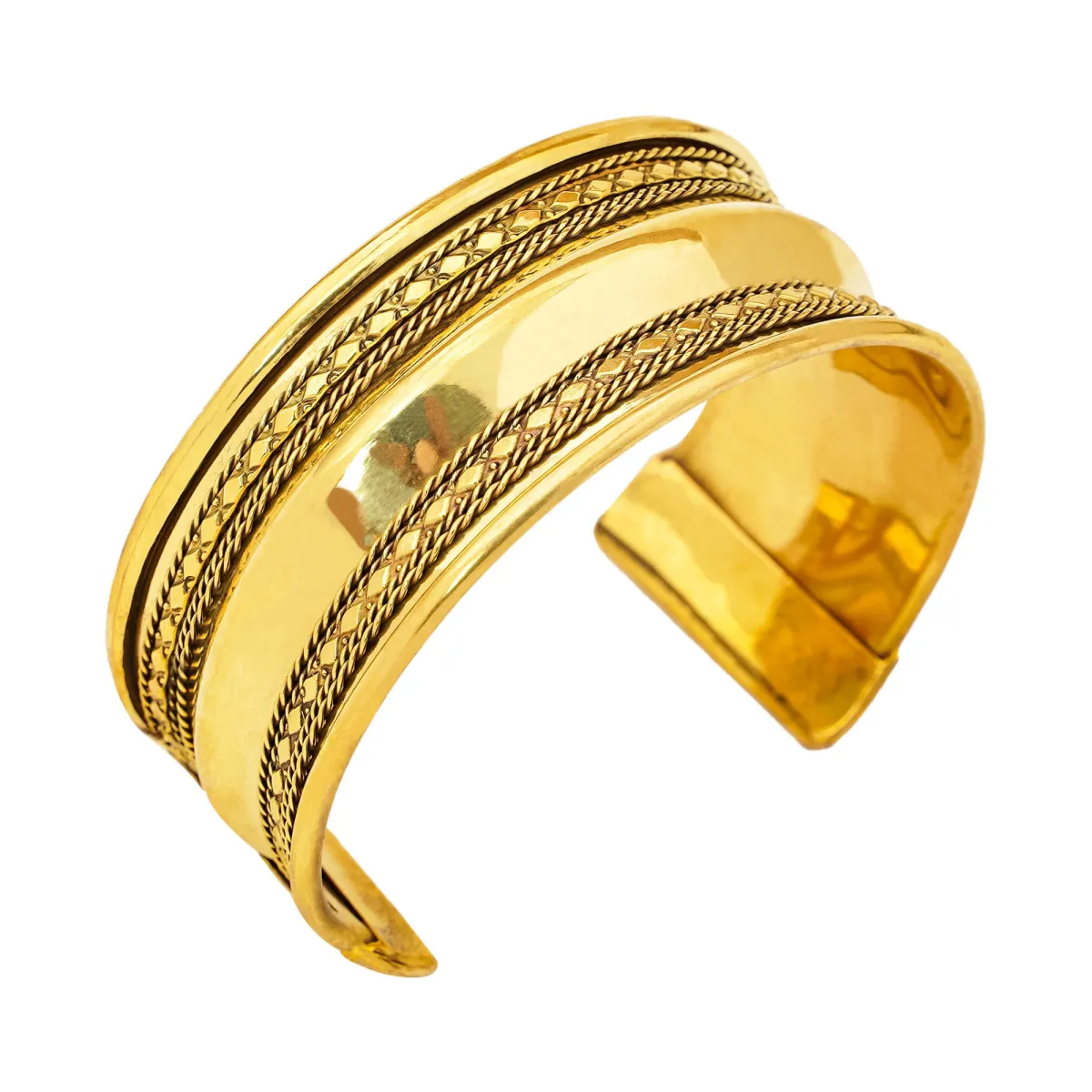 Brass-coloured bangle