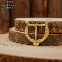 Solid Brass Viking Belt Buckle