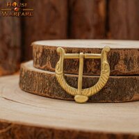 Solid Brass Viking Belt Buckle