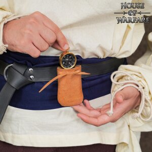 Boussole de pirate avec étui de ceinture en cuir