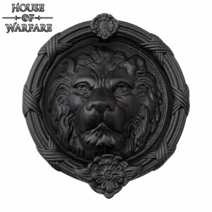 The Lion Face Solid Cast Iron Large Door Knocker