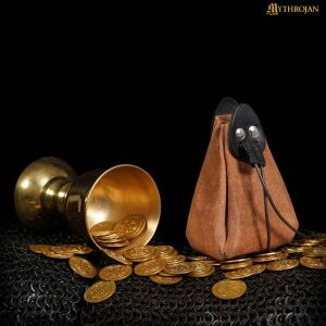 "Œgold And Dice" Drawstring Pouch, Ideal...