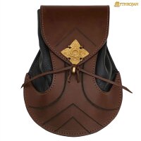 Elven Leather Bag: Ideal For Larp, Cosplay, Elvish Costume & Dark Elf Outfit, 8.2"X6.1"