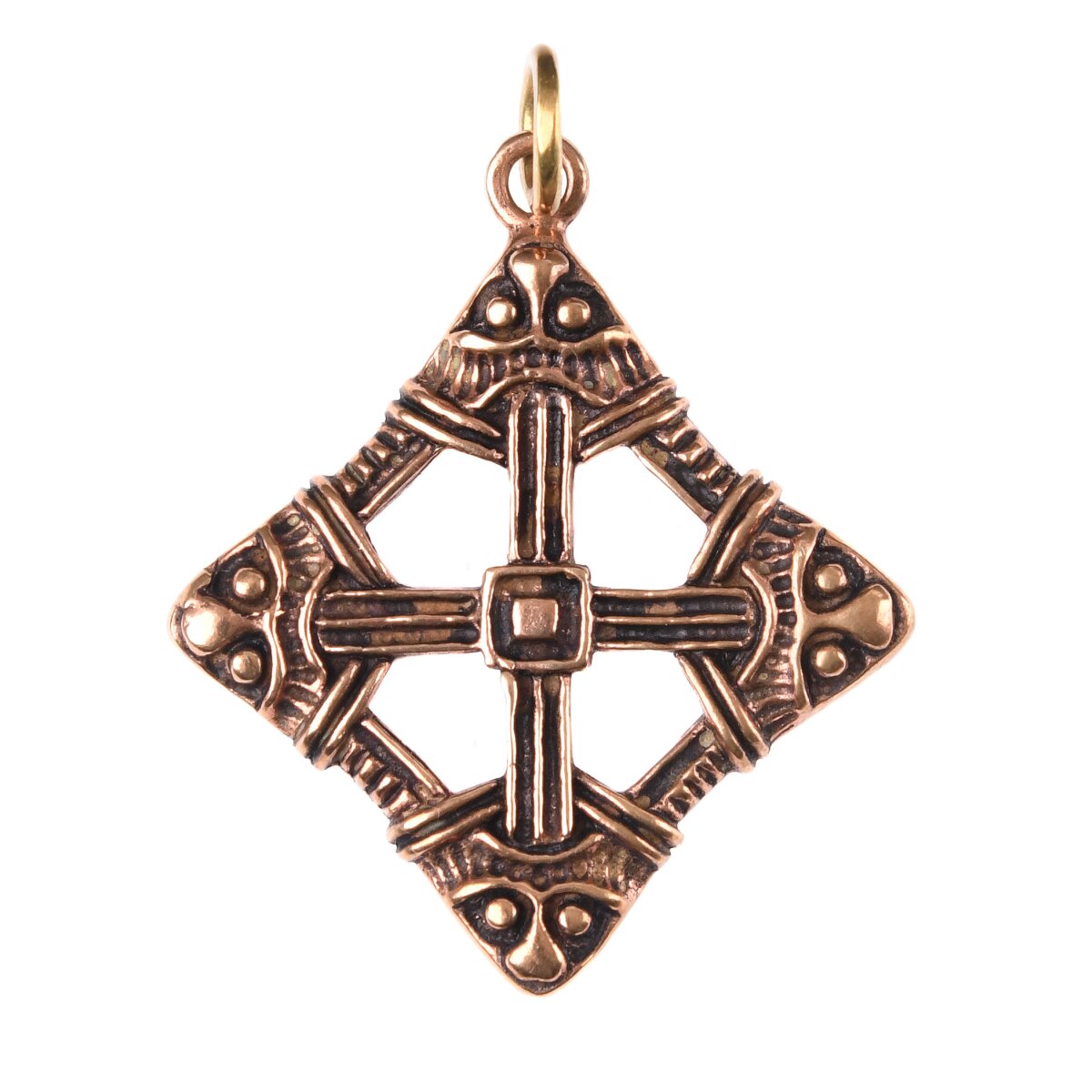 Pendentif en bronze, croix viking