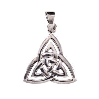 Slver chain pendant, life knot