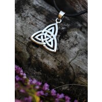 Slver chain pendant, life knot