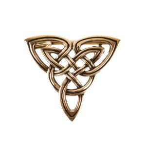 Bronze brooch, Celtic trinity