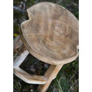 Wooden stool, approx. 45 cm high