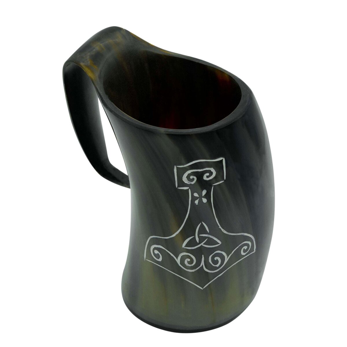 Hornkrug Thorshammer "Mjölnir" ca. 600 ml